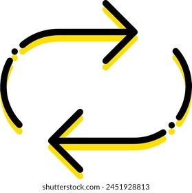 Pfeilsymbol Symbol Vektorgrafik Bild mit Farbe für Elementdesign