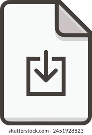 Símbolo de flecha Imagen de Vector con color para el diseño de elementos