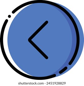 Símbolo de flecha Imagen de Vector con color para el diseño de elementos