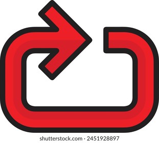 Arrow icon symbol vector image with color for element design