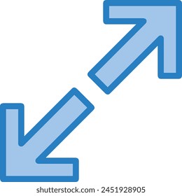 Arrow icon symbol vector image with color for element design
