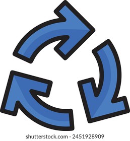 Arrow icon symbol vector image with color for element design