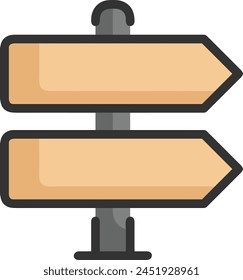 Arrow icon symbol vector image with color for element design