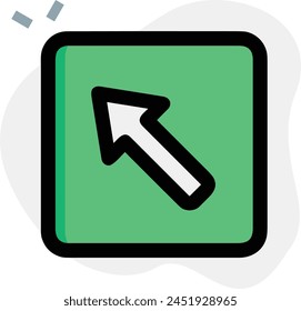 Símbolo de flecha Imagen de Vector con color para el diseño de elementos