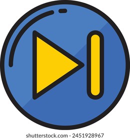 Símbolo de flecha Imagen de Vector con color para el diseño de elementos