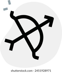 Arrow icon symbol vector image with color for element design