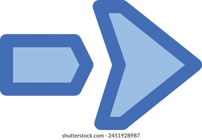 Arrow icon symbol vector image with color for element design