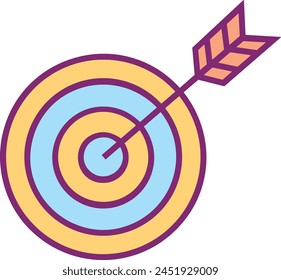 Símbolo de flecha Imagen de Vector con color para el diseño de elementos