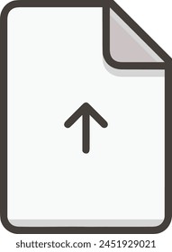 Símbolo de flecha Imagen de Vector con color para el diseño de elementos