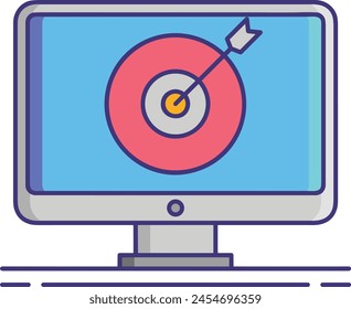 Arrow icon symbol vector image with color for element design