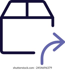 Arrow icon symbol vector image with color for element design