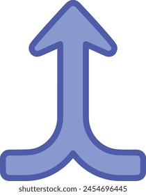 Arrow icon symbol vector image with color for element design