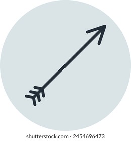 Arrow icon symbol vector image with color for element design