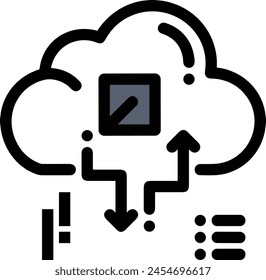 Arrow icon symbol vector image with color for element design