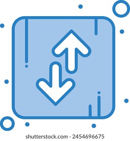 Arrow icon symbol vector image with color for element design