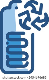 Arrow icon symbol vector image with color for element design