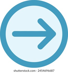 Arrow icon symbol vector image with color for element design