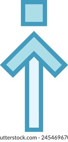Pfeilsymbol Symbol Vektorgrafik Bild mit Farbe für Elementdesign