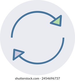 Arrow icon symbol vector image with color for element design