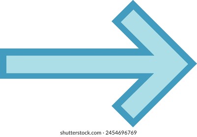 Arrow icon symbol vector image with color for element design