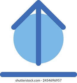 Arrow icon symbol vector image with color for element design