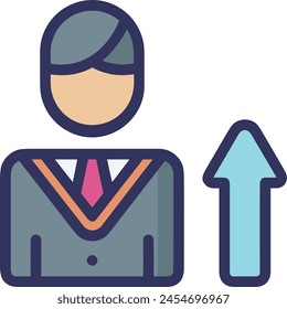 Arrow icon symbol vector image with color for element design