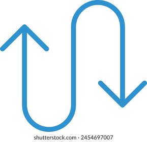 Símbolo de flecha Imagen de Vector con color para el diseño de elementos