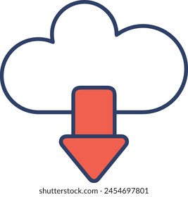 Arrow icon symbol vector image with color for element design