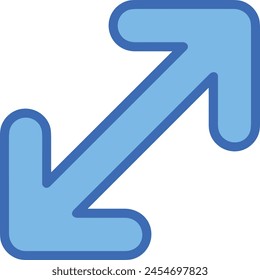 Arrow icon symbol vector image with color for element design
