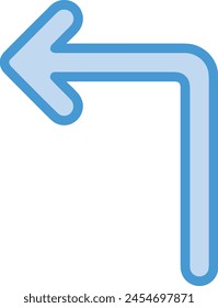 Arrow icon symbol vector image with color for element design