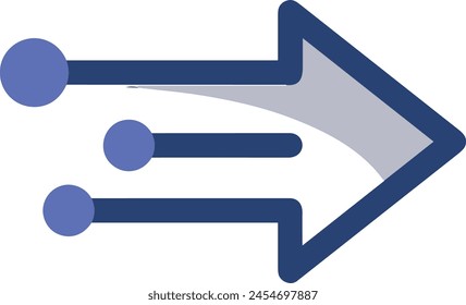 Arrow icon symbol vector image with color for element design