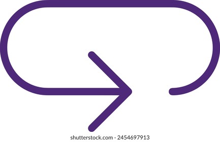 Símbolo de flecha Imagen de Vector con color para el diseño de elementos
