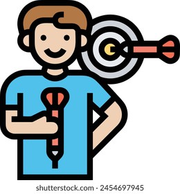 Símbolo de flecha Imagen de Vector con color para el diseño de elementos
