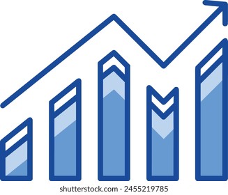 Arrow icon symbol vector image with color for element design