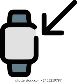 Símbolo de flecha Imagen de Vector con color para el diseño de elementos