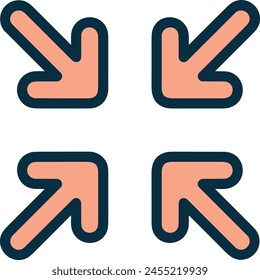 Símbolo de flecha Imagen de Vector con color para el diseño de elementos