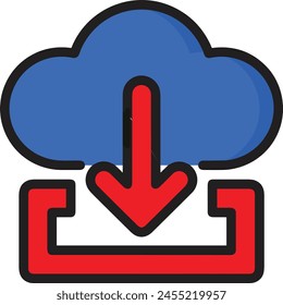 Símbolo de flecha Imagen de Vector con color para el diseño de elementos