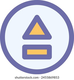 Arrow icon symbol vector image with color for element design