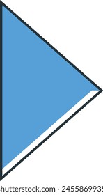 Arrow icon symbol vector image with color for element design