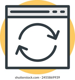 Símbolo de flecha Imagen de Vector con color para el diseño de elementos