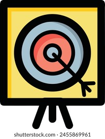 Arrow icon symbol vector image with color for element design