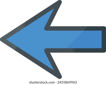Arrow icon symbol vector image with color for element design