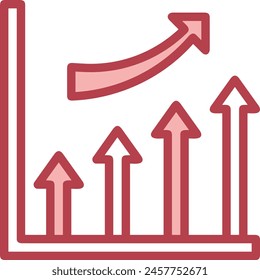 Arrow icon symbol vector image with color for element design