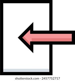 Arrow icon symbol vector image with color for element design