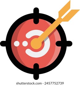 Símbolo de flecha Imagen de Vector con color para el diseño de elementos