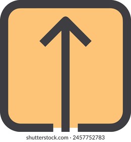 Arrow icon symbol vector image with color for element design
