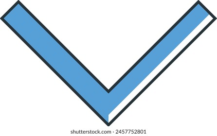 Pfeilsymbol Symbol Vektorgrafik Bild mit Farbe für Elementdesign