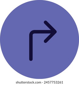 Arrow icon symbol vector image with color for element design