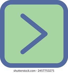 Arrow icon symbol vector image with color for element design