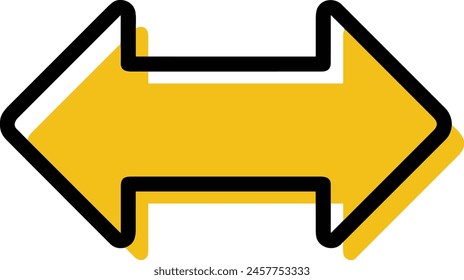 Pfeilsymbol Symbol Vektorgrafik Bild mit Farbe für Elementdesign